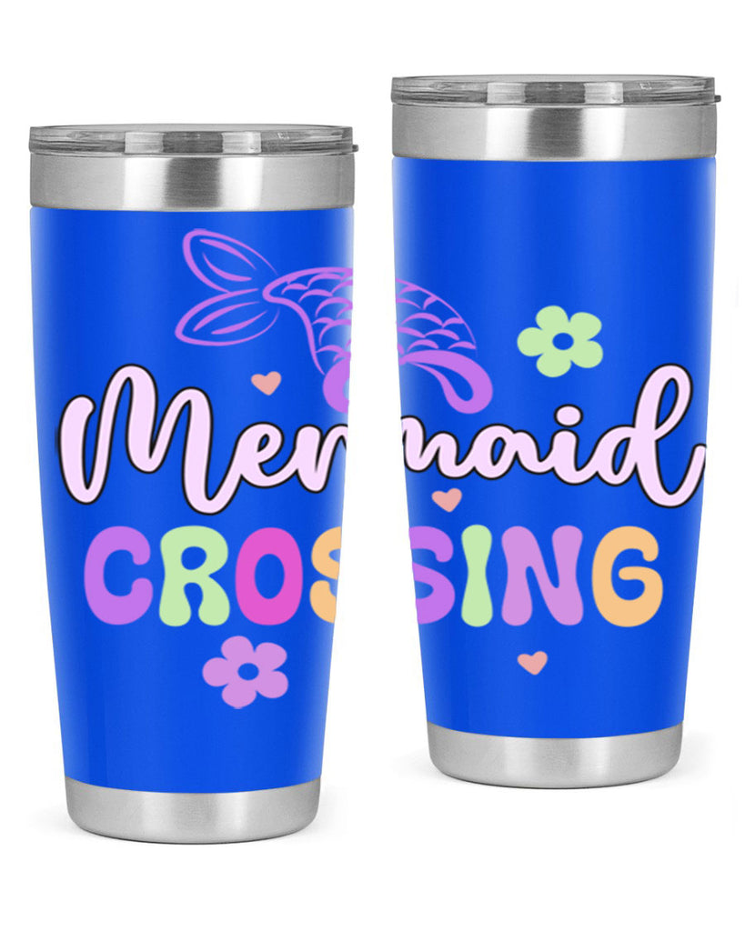 Mermaid Crossing 401#- mermaid- Tumbler