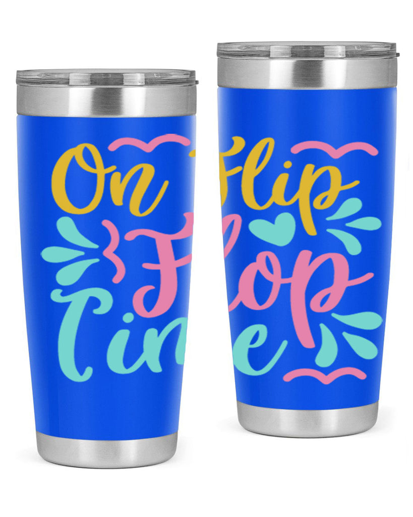 ON FLIP FLOP TIME Style 58#- summer- Tumbler