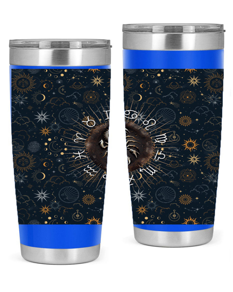 Scorpius Straight 466#- zodiac- Tumbler
