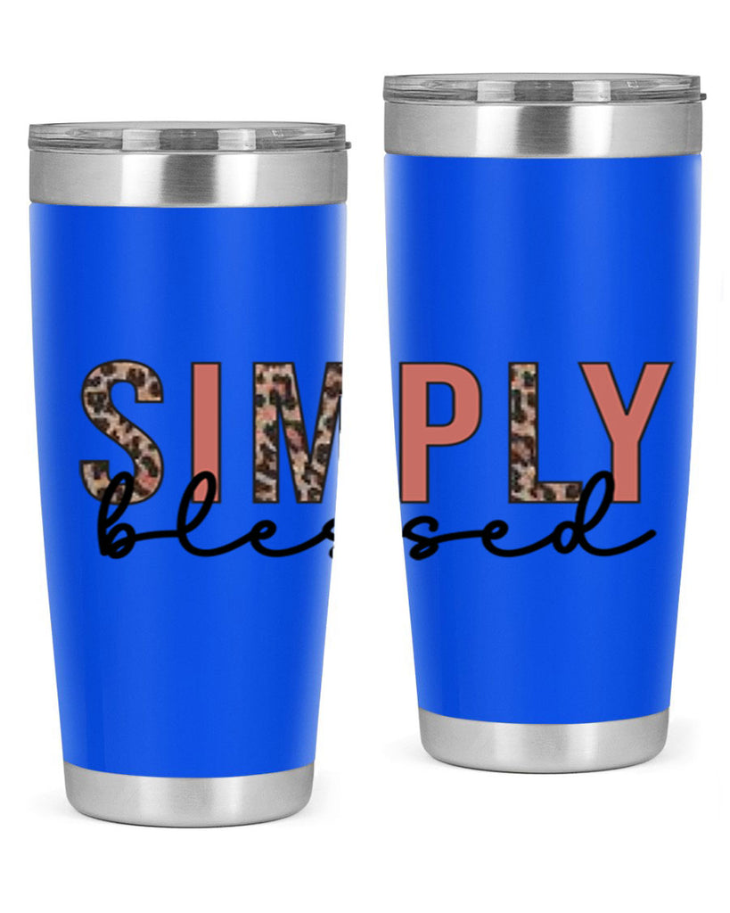 Simply blessed 575#- fall- Tumbler