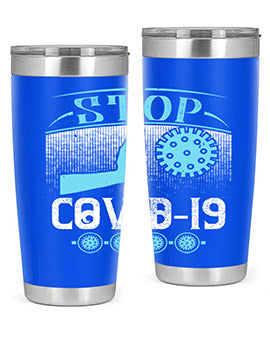 Stop covid Style 22#- corona virus- Tumbler