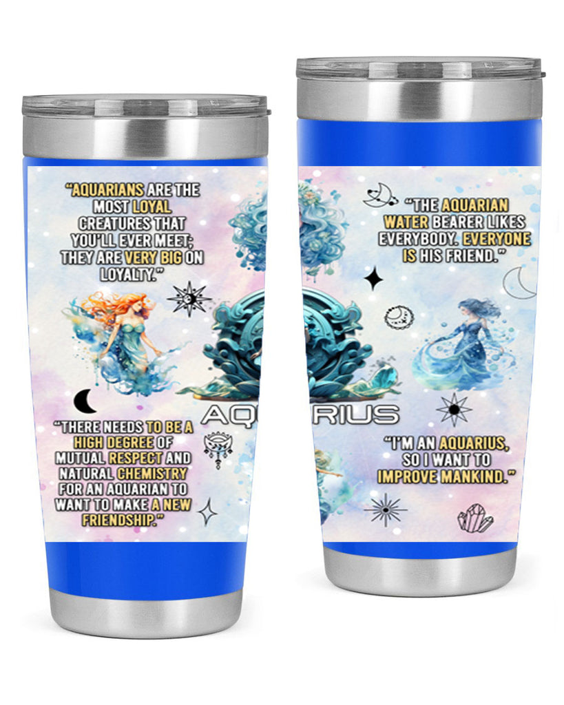 StraightAquarius 468#- zodiac- Tumbler