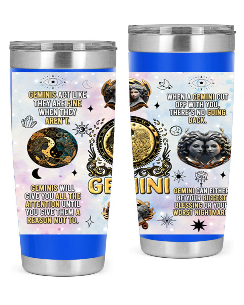 StraightGemini 472#- zodiac- Tumbler