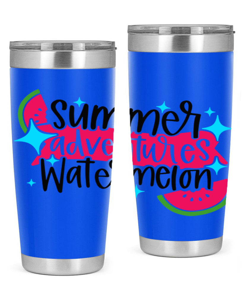 Summer Adventures Watermelon Style 23#- summer- Tumbler
