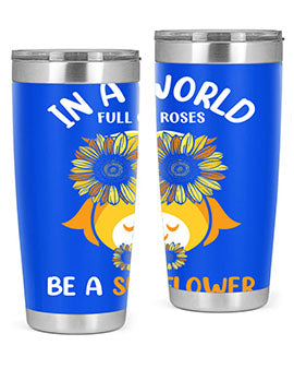 Sunflower Owl In A World A TurtleRabbit 18#- owl- Tumblers
