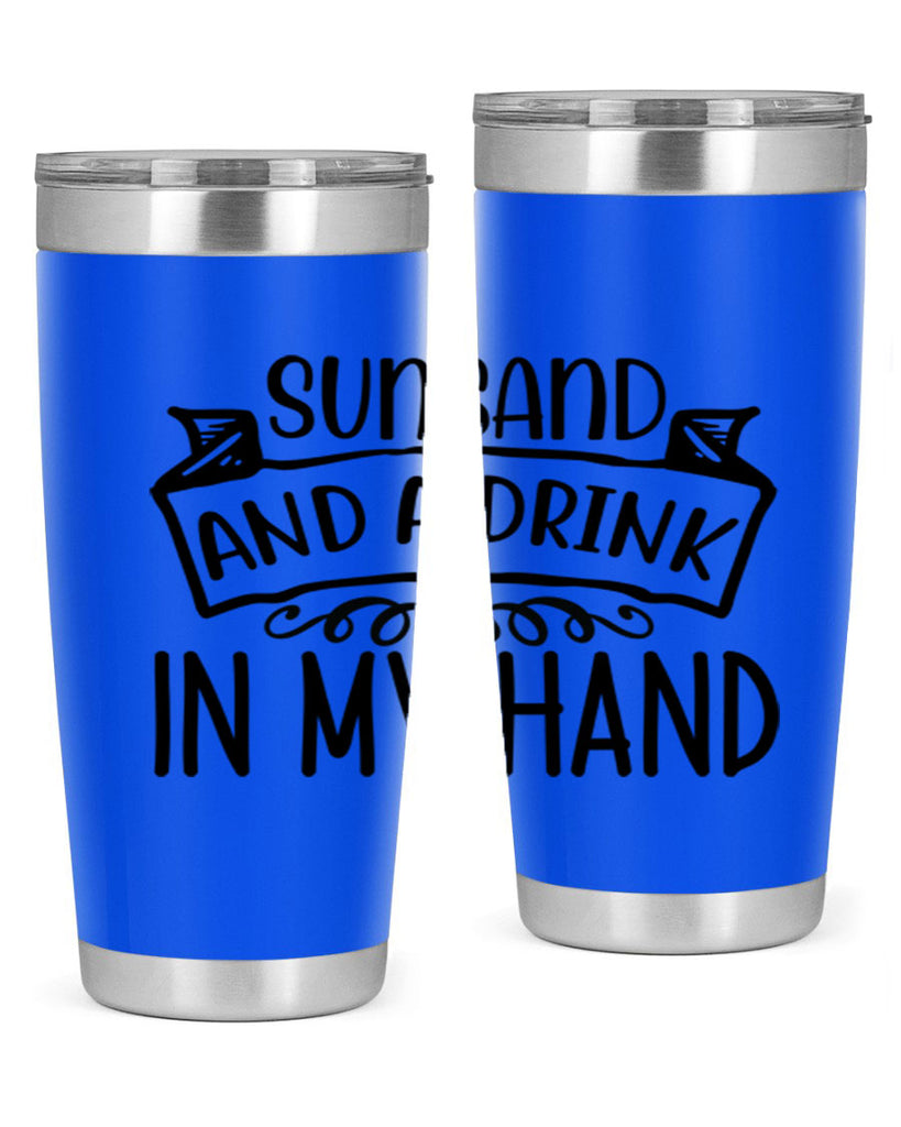 Sunsandandadrinkin 483#- zodiac- Tumbler