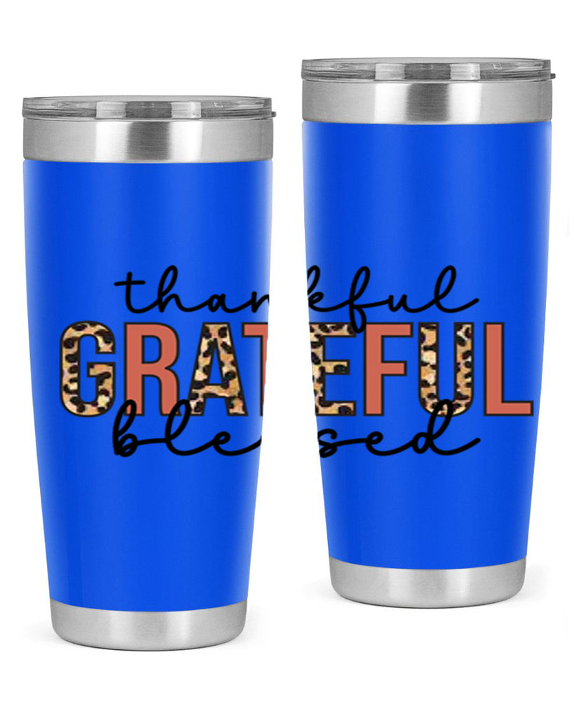 Thankful grateful blessed 602#- fall- Tumbler
