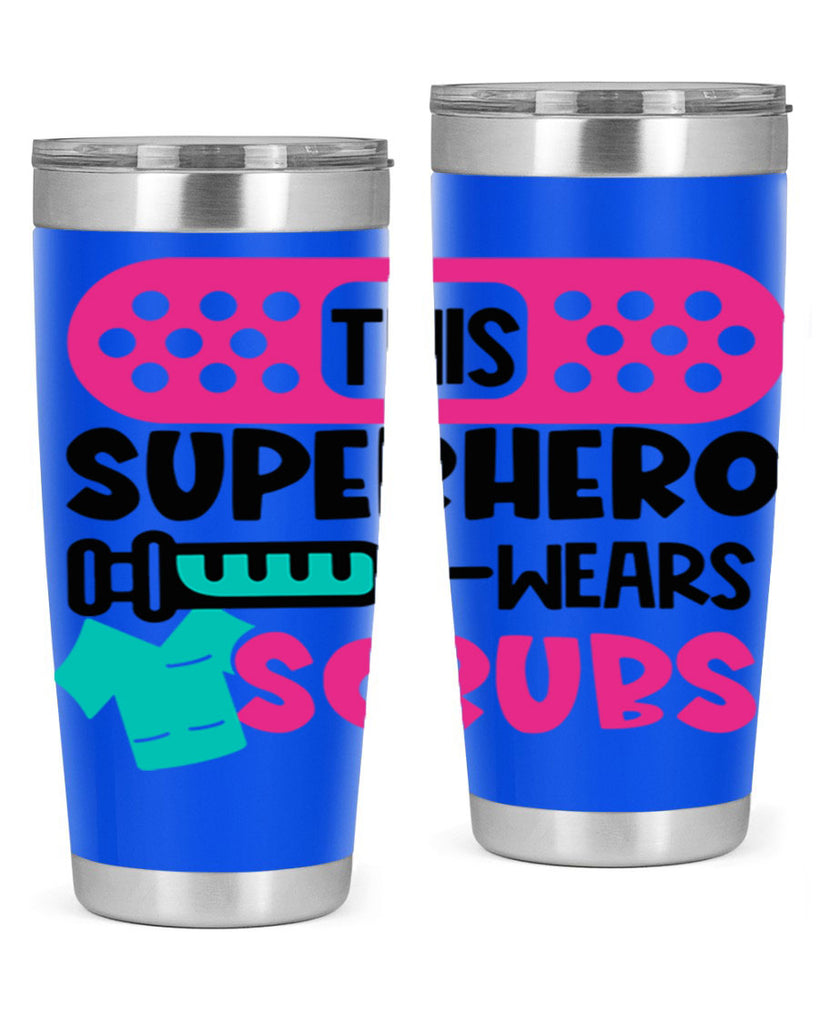 This Superhero Wears Scrubs Style Style 20#- nurse- tumbler