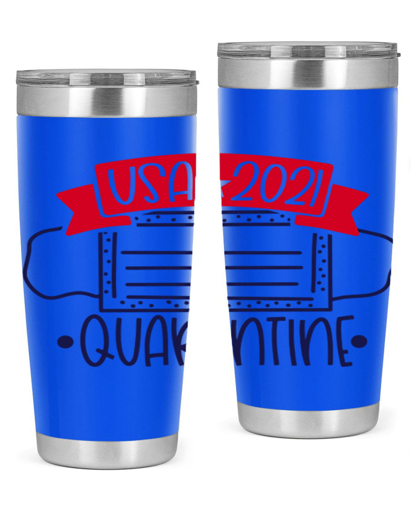 USA Quarentine Style 183#- Fourt Of July- Tumbler