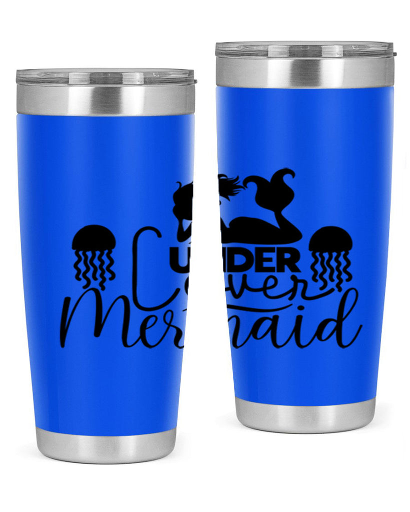 Under Cover Mermaid 642#- mermaid- Tumbler