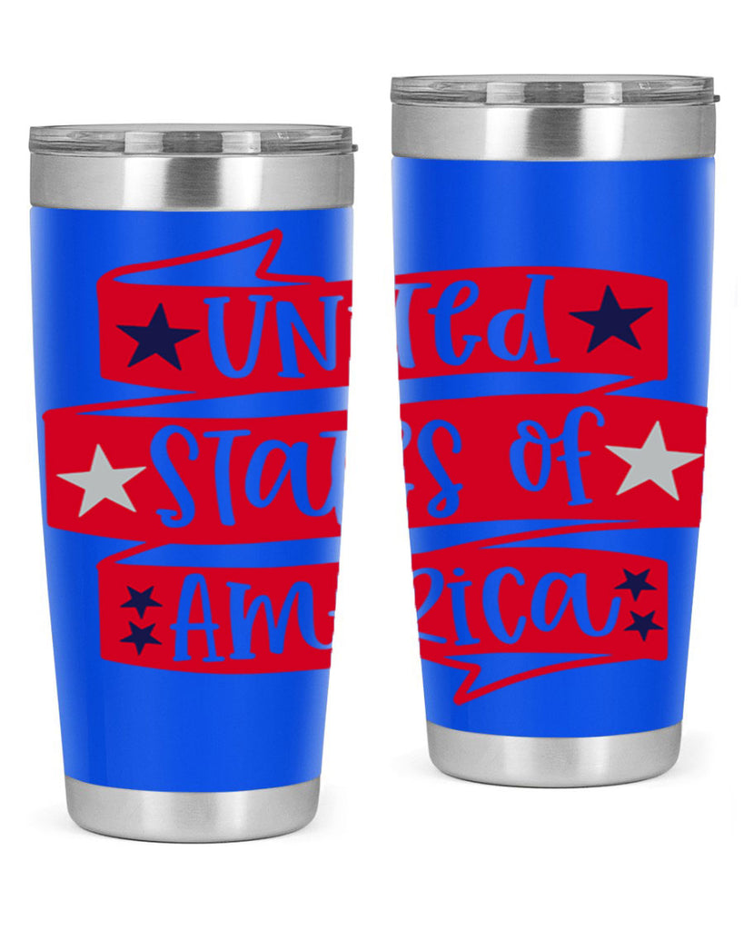 United States Of America Style 177#- Fourt Of July- Tumbler