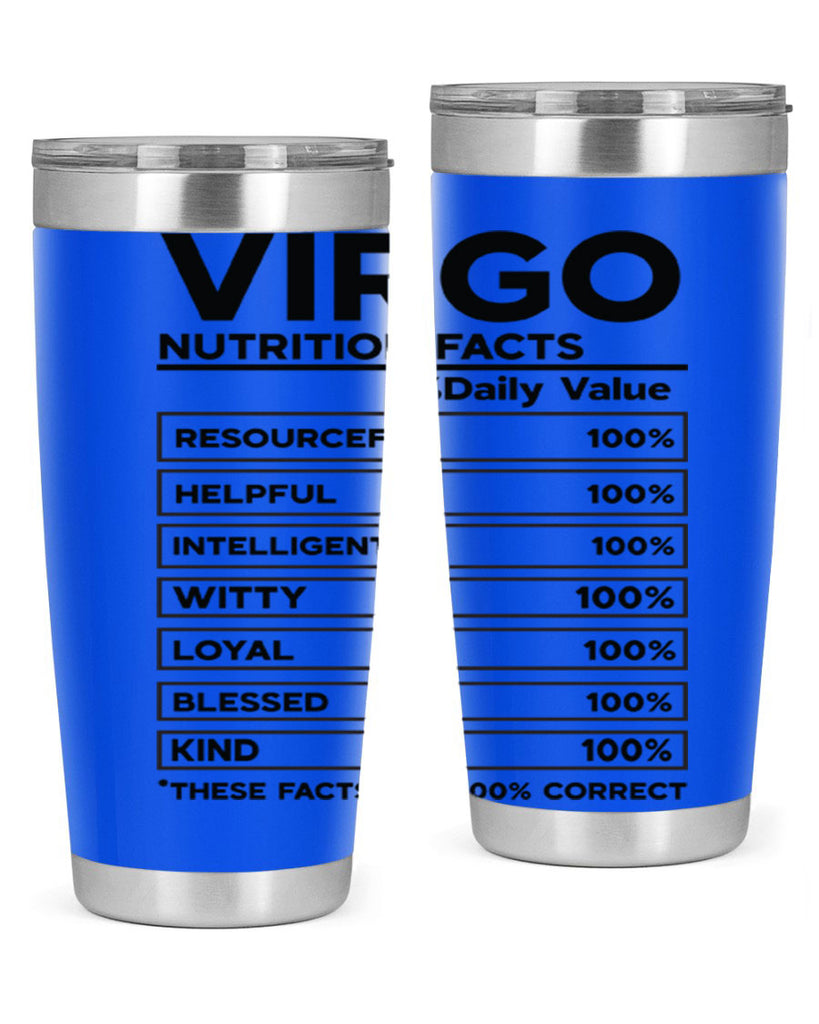 Virgo Nutrition Facts 530#- zodiac- Tumbler