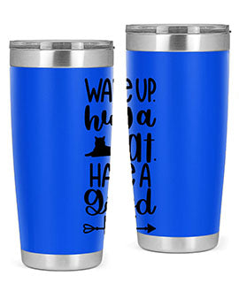 Wake Up Hug A Cat Style 108#- cat- Tumbler