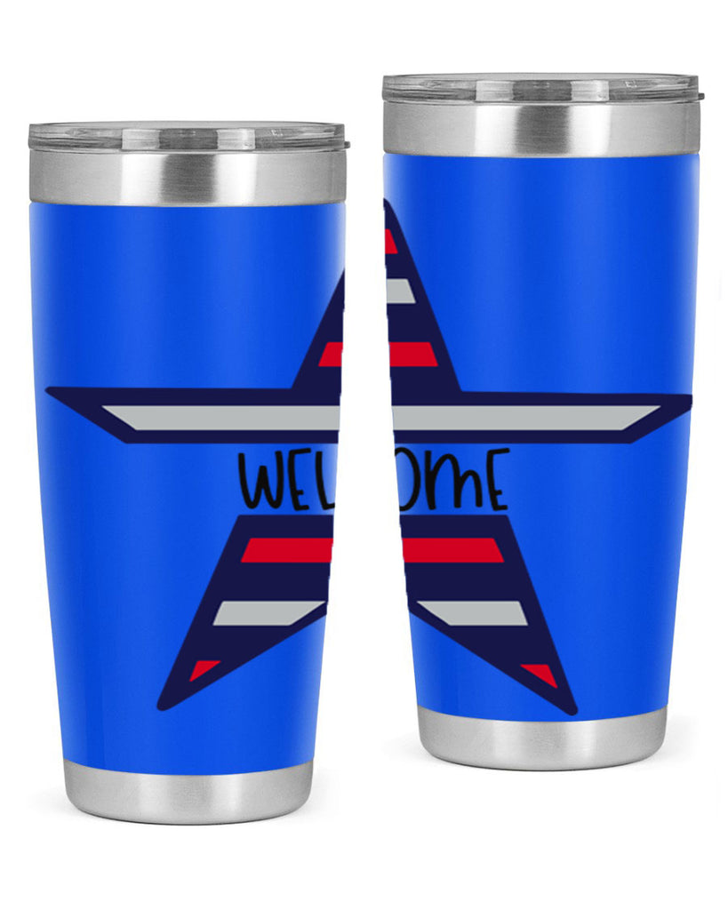 Welcome Style 186#- Fourt Of July- Tumbler