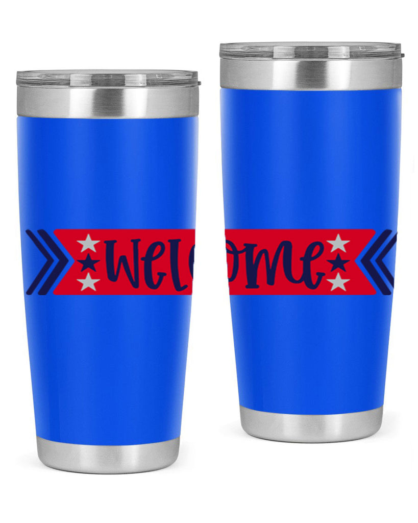 Welcome Style 187#- Fourt Of July- Tumbler