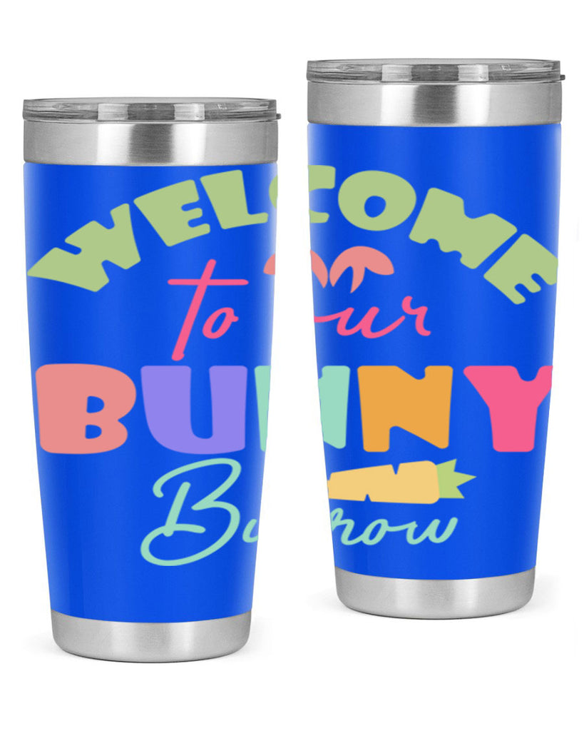 Welcome to our bunny burrow588#- spring- Tumbler