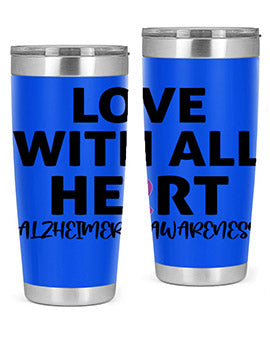 alzheimers awareness style 77#- alzheimers- Tumbler