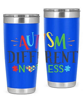 autism different not less Style 5#- autism- Tumbler