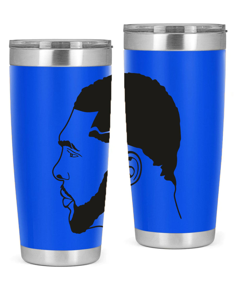 beardman 55#- black men - boys- tumbler