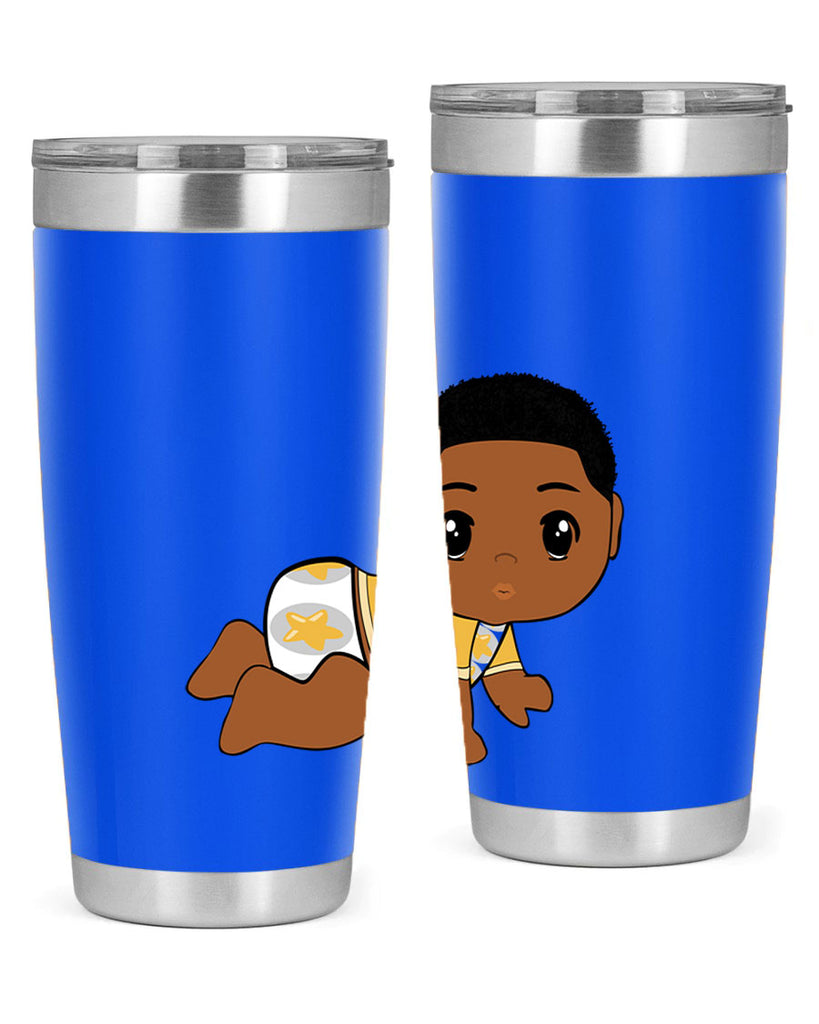 black baby boy 2#- black men - boys- tumbler