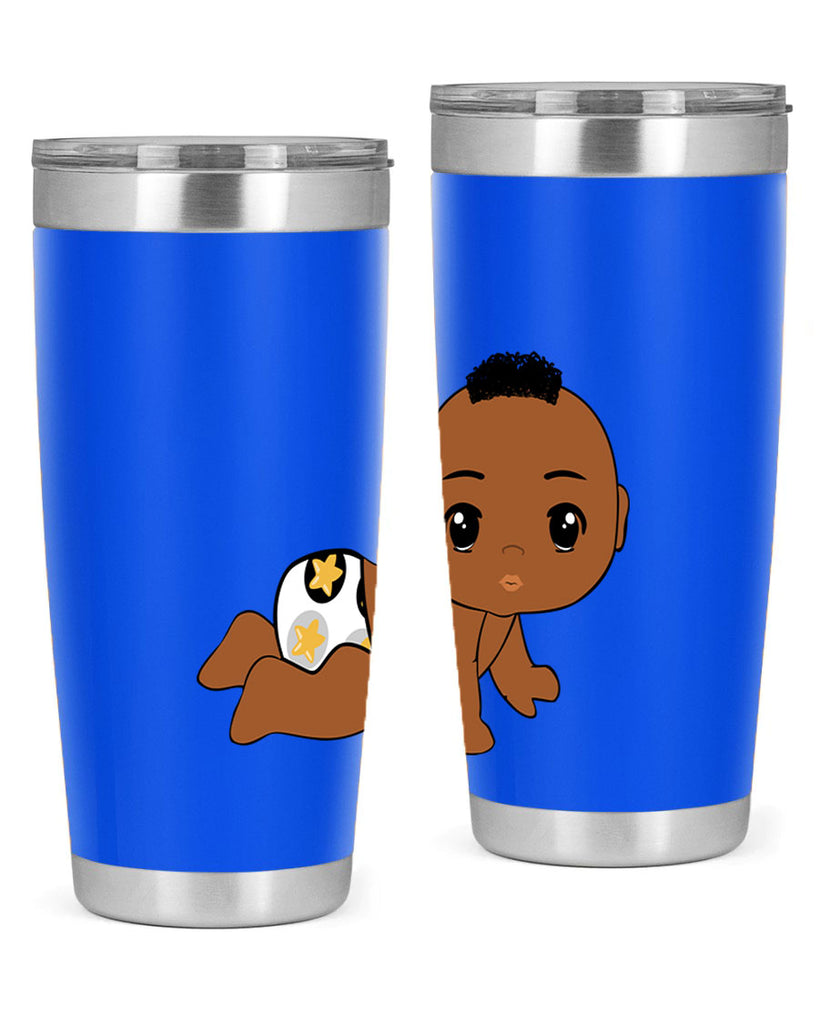black baby boy 6#- black men - boys- tumbler