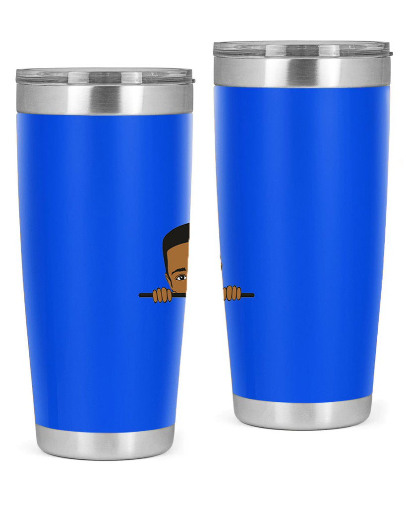 black boy 5#- black men - boys- tumbler