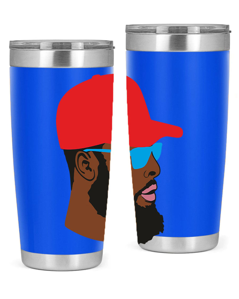 black man style 1#- black men - boys- tumbler