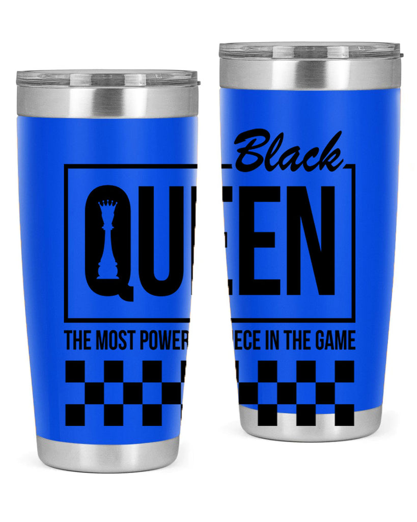 black queen chess checkered 221#- black words phrases- Cotton Tank