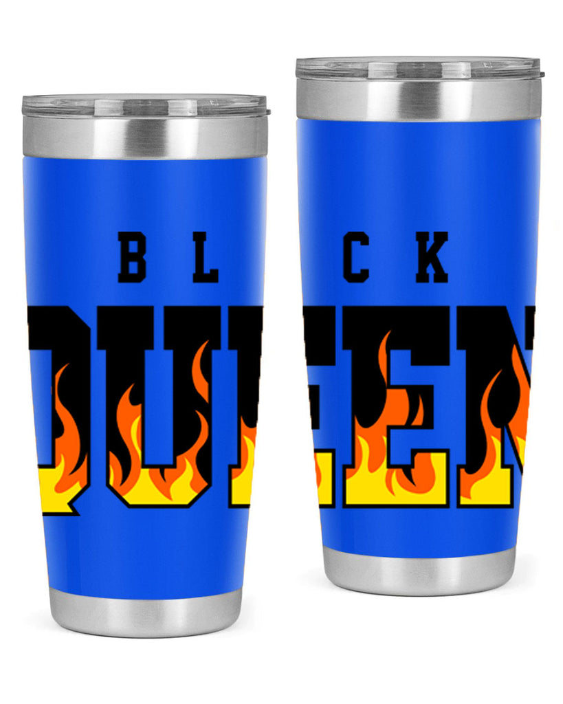 black queen flames 220#- black words phrases- Cotton Tank