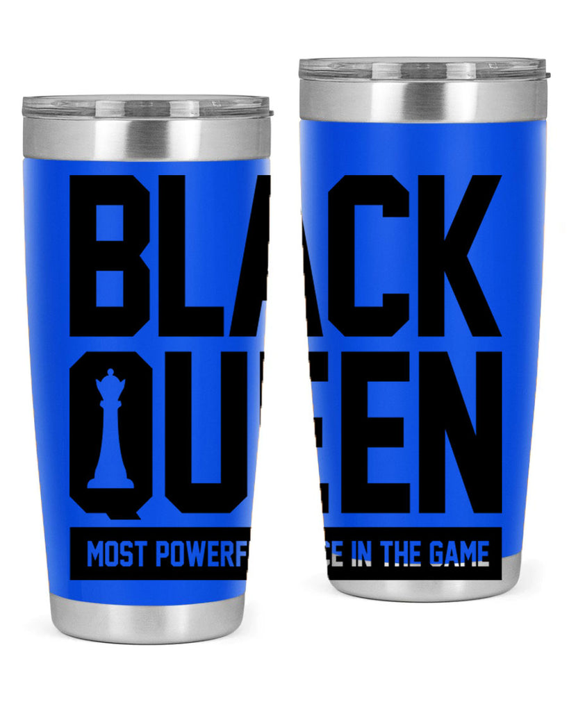 black queenchess 194#- black words phrases- Cotton Tank