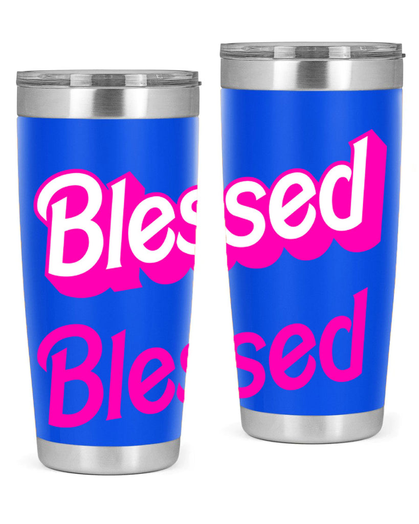 blessed barbie 193#- black words phrases- Cotton Tank