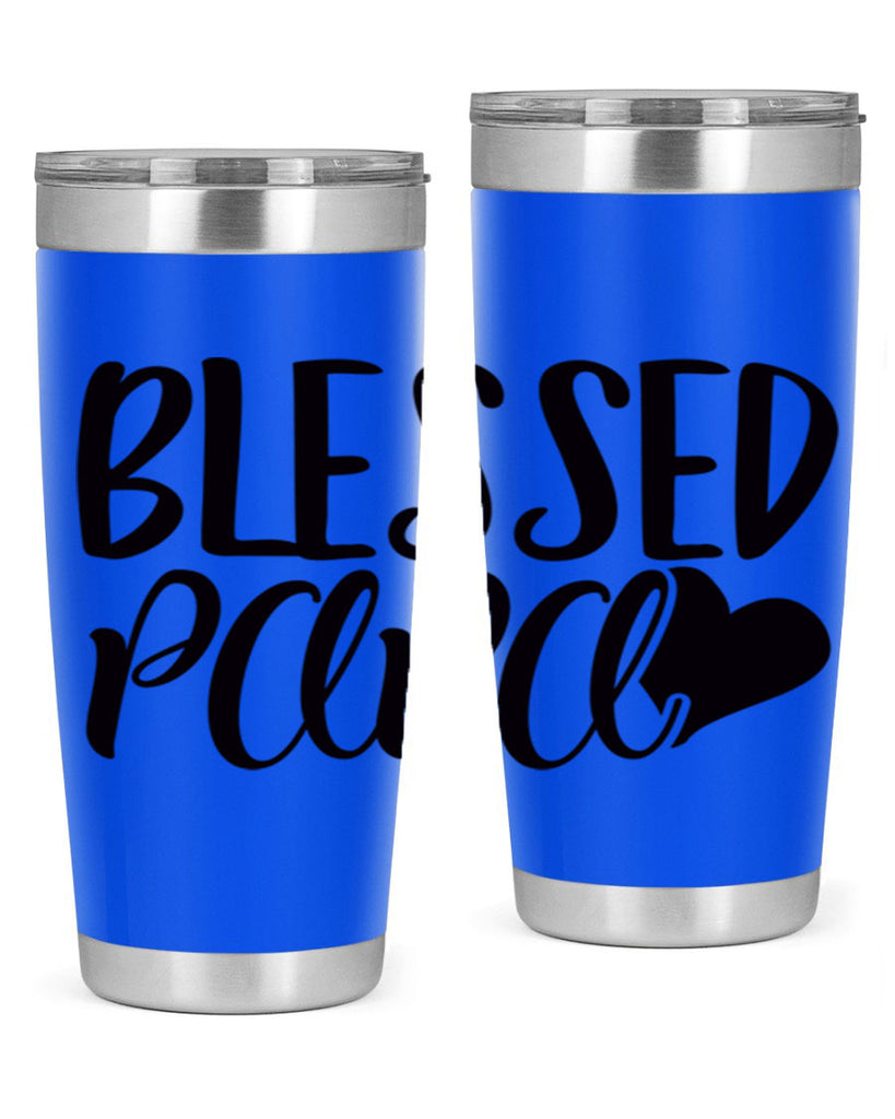 blessed papa 70#- grandpa - papa- Tumbler