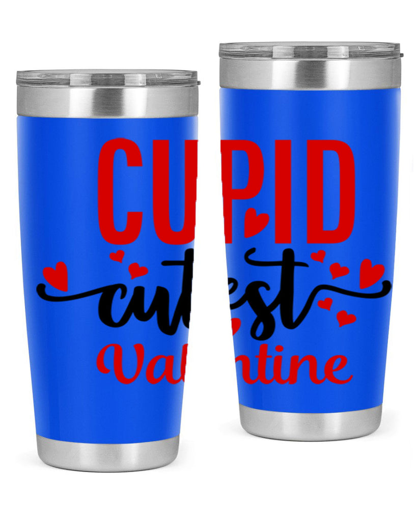 cupid cutest valentine 72#- valentines day- Tumbler