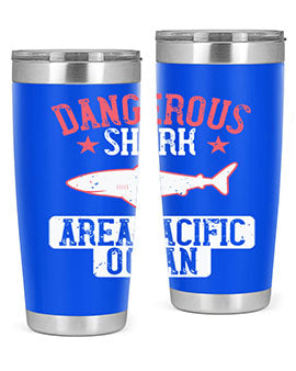 dangerous shark area pacific ocean Style 92#- shark  fish- Tumbler