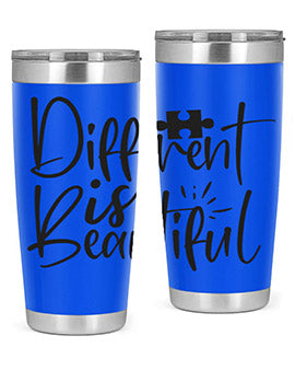 different is beautiful Style 12#- autism- Tumbler