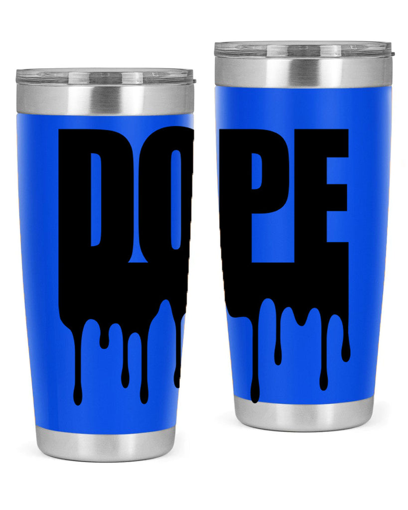 dope drip 166#- black words phrases- Cotton Tank