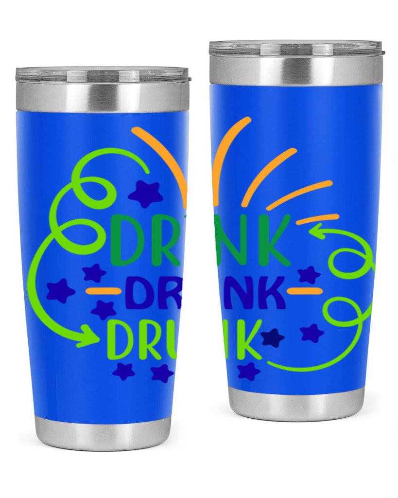 drink drank drunk 23#- mardi gras- Tumbler