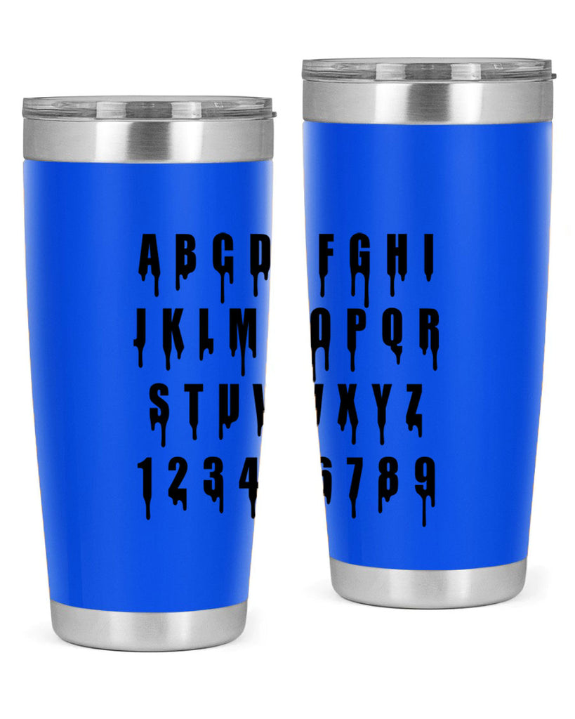 drip font 164#- black words phrases- Cotton Tank