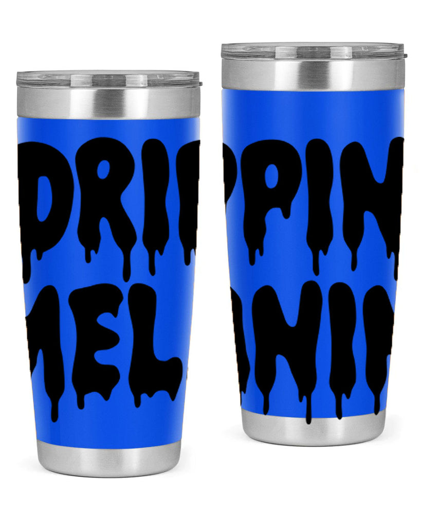 drippinmelanin  160#- black words phrases- Cotton Tank