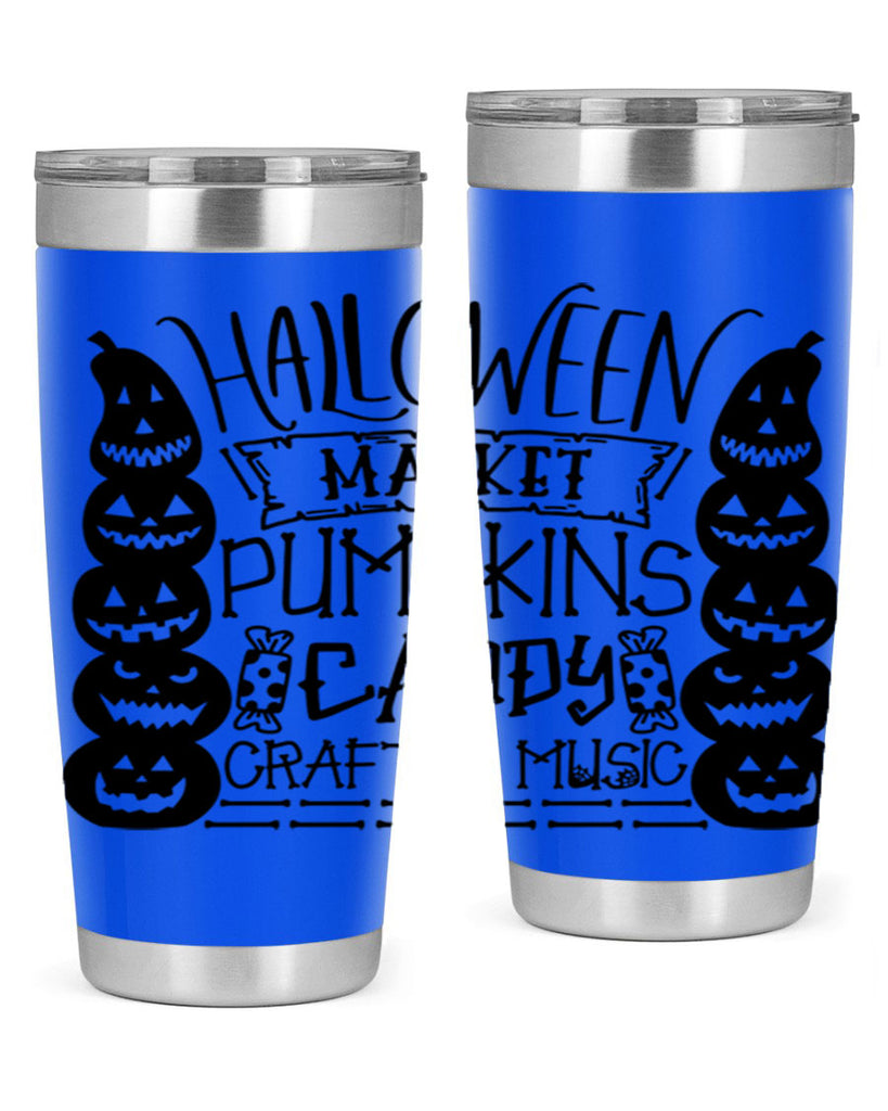 halloween market pumpkins candy 73#- halloween- Tumbler