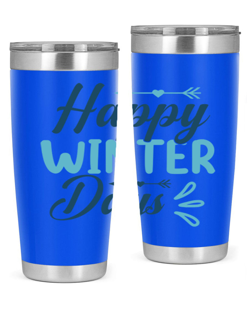 happy winter days 120#- winter- Tumbler