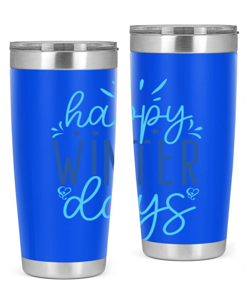happy winter days 121#- winter- Tumbler