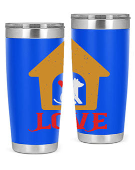 love Style 161#- dog- Tumbler