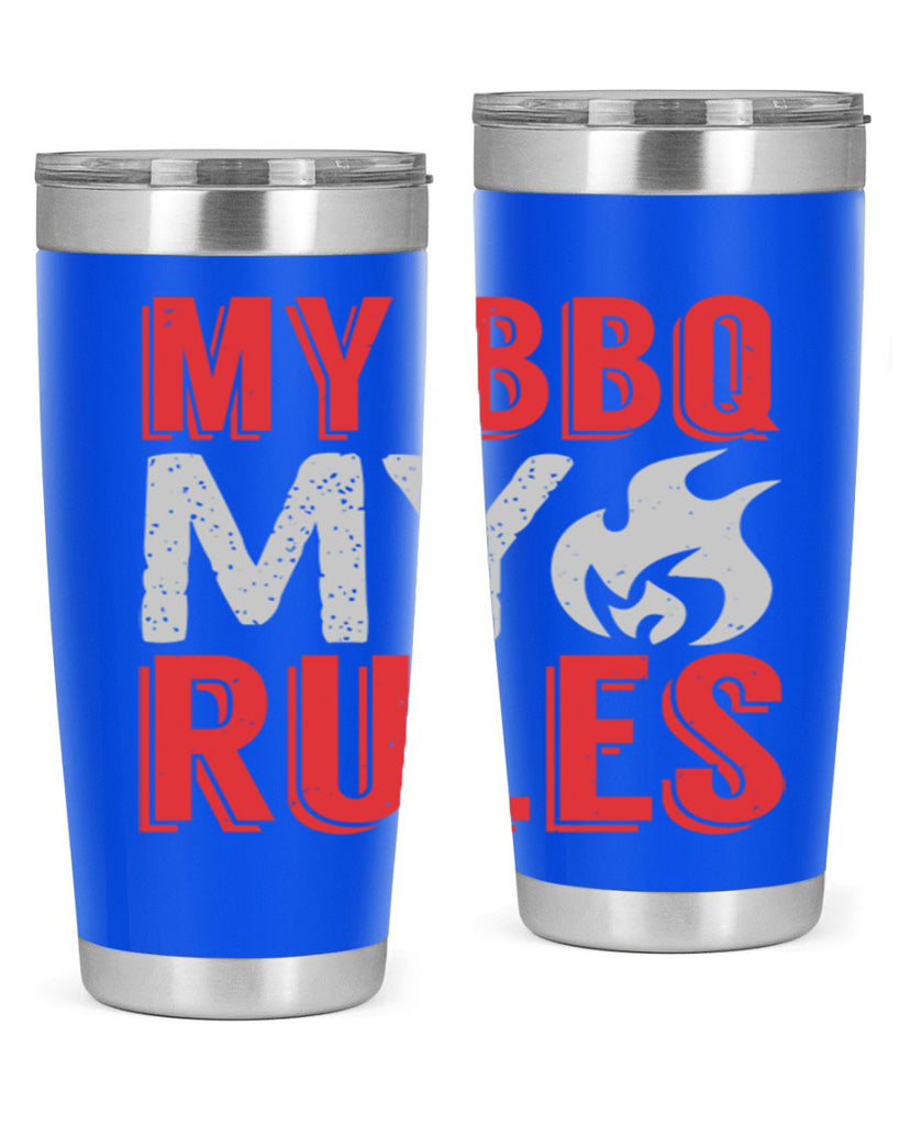 my bbq my rule 22#- bbq- Tumbler