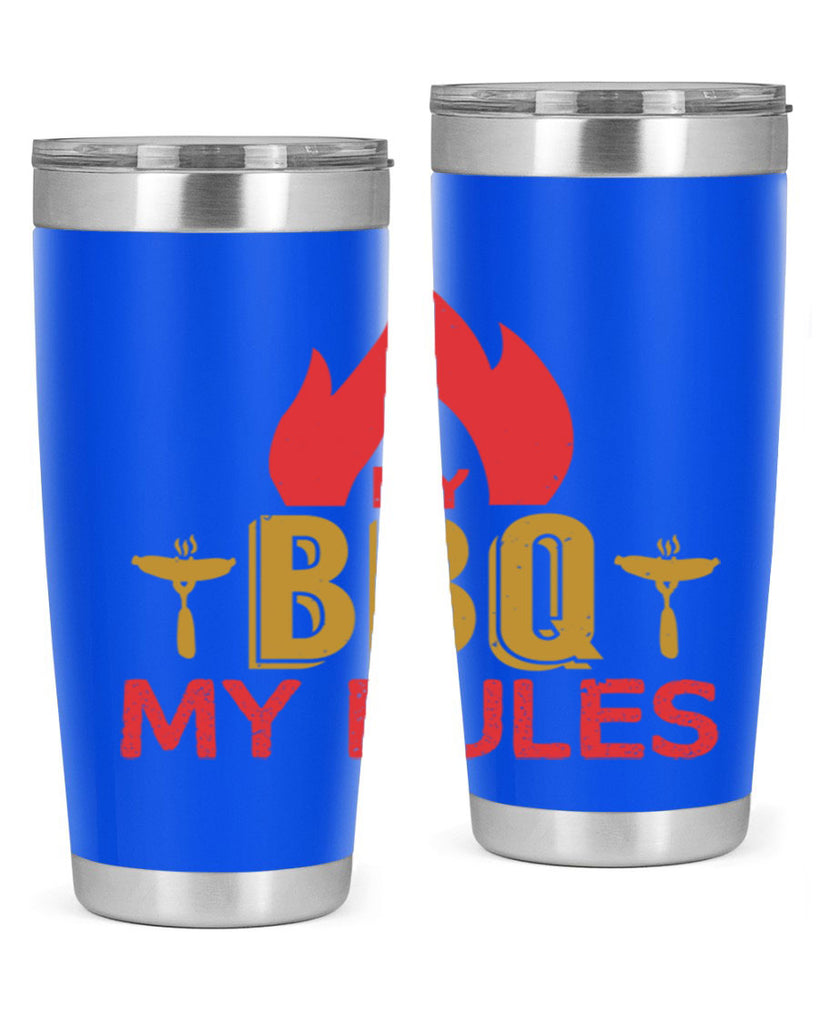 my bbq my ruless 21#- bbq- Tumbler