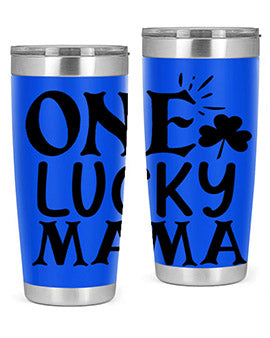 one lucky mama Style 34#- autism- Tumbler