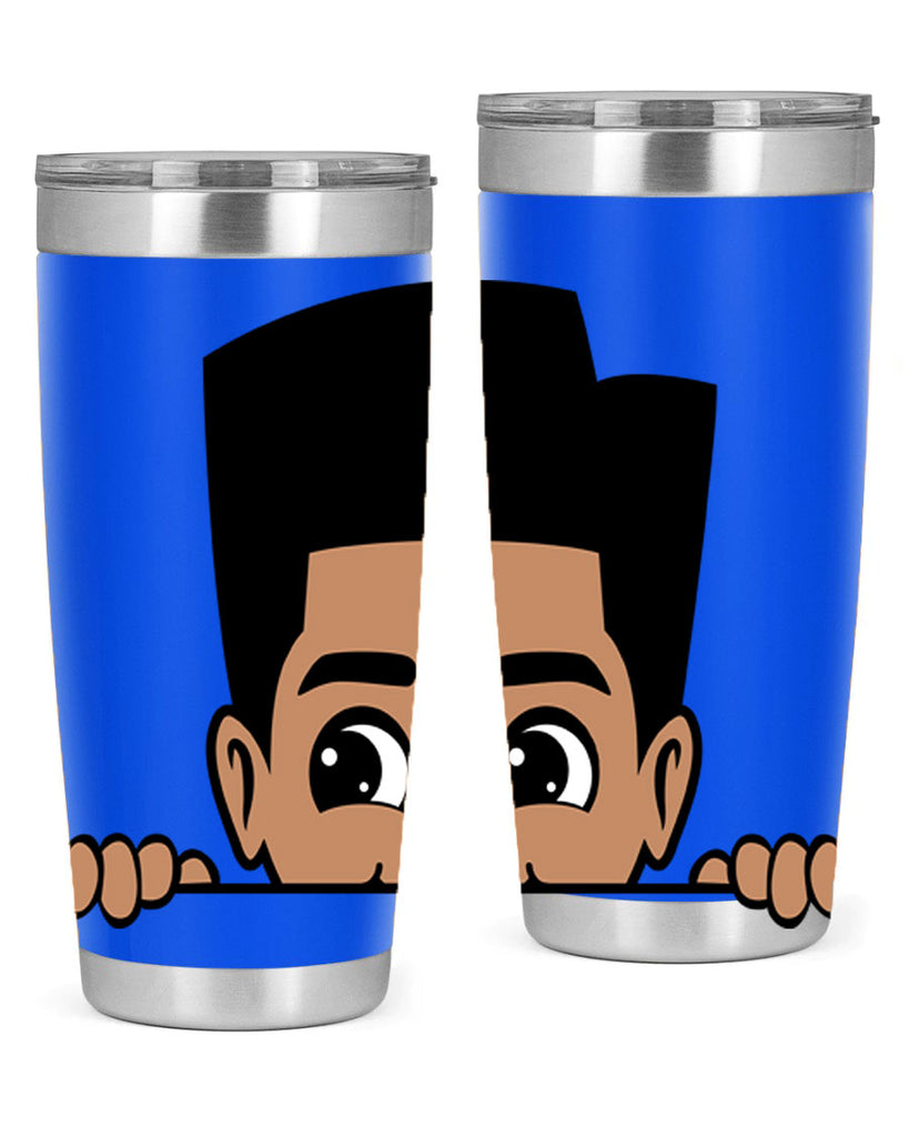 peekaboo boy 18#- black men - boys- tumbler