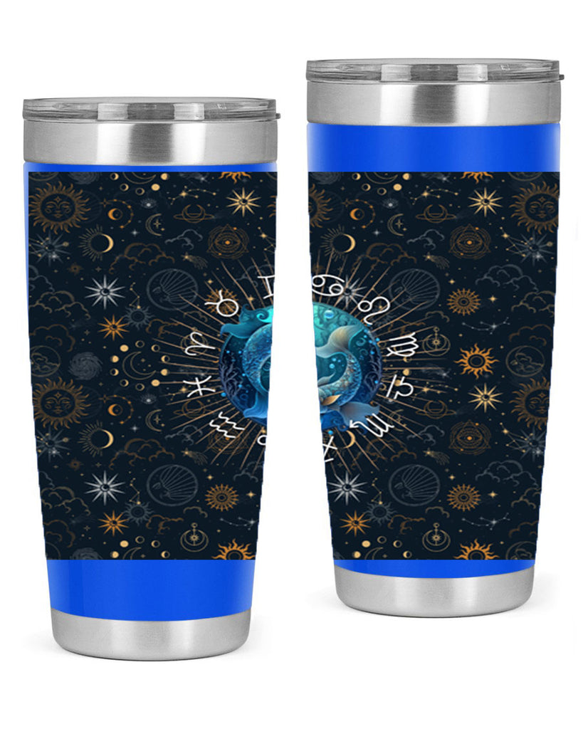 pisces Straight 366#- zodiac- Tumbler