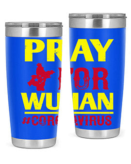 pray for wuhan coronavirus Style 27#- corona virus- Tumbler