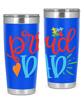 proud dad Style 36#- autism- Tumbler